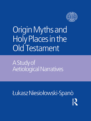 cover image of The Origin Myths and Holy Places in the Old Testament